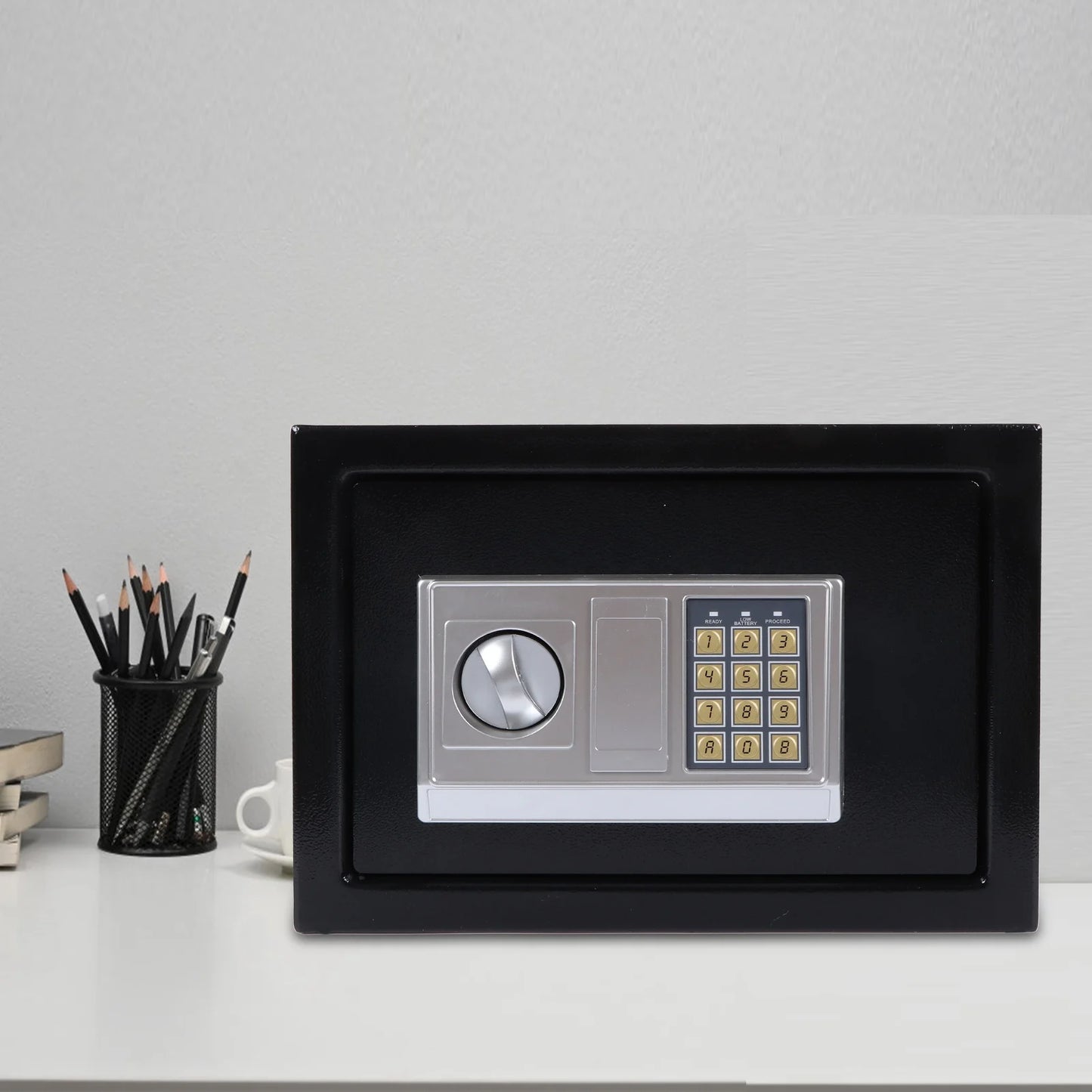 US Digital Safe Box Password and Key Unlocking Electronic Safe Case Multifunctional Home Security Cabinet Electronic Safe Box