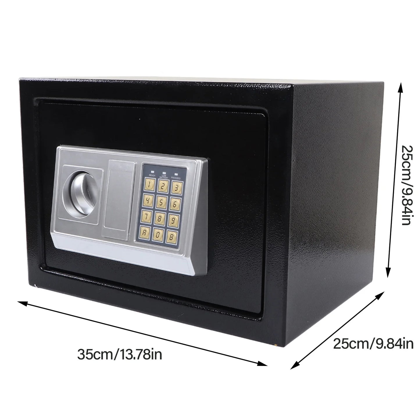 US Digital Safe Box Password and Key Unlocking Electronic Safe Case Multifunctional Home Security Cabinet Electronic Safe Box